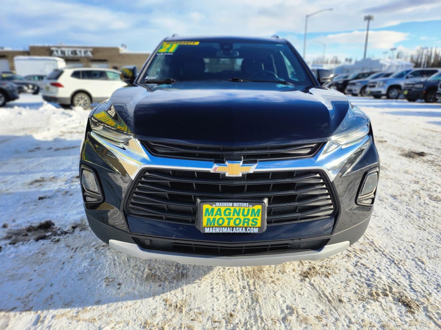 2021 BLACK /BLACK CHEVROLET BLAZER LT (3GNKBJRS9MS) with an 3.6L engine, Automatic transmission, located at 1960 Industrial Drive, Wasilla, 99654, (907) 274-2277, 61.573475, -149.400146 - Photo#1